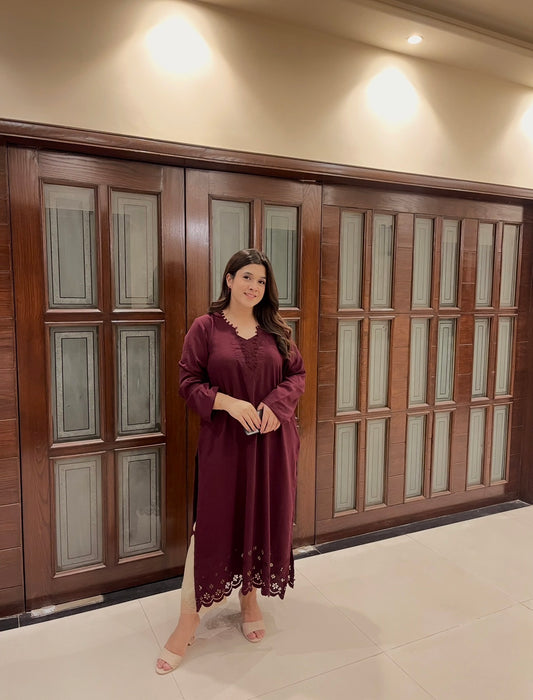 Maroon Kurti